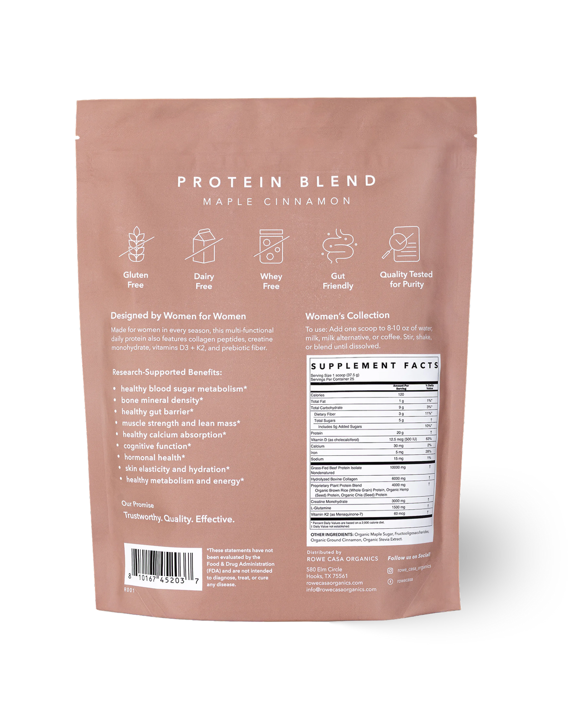 Women's Wellness Protein Blend | Maple Cinnamon