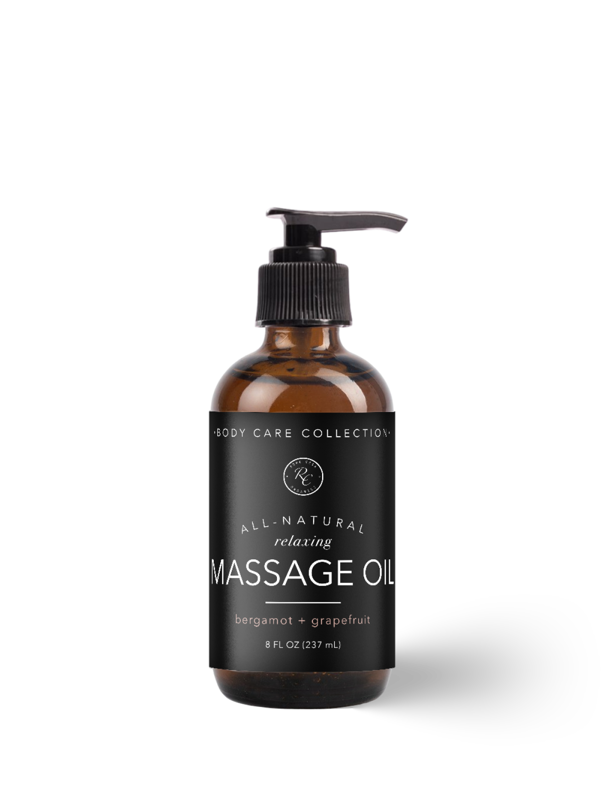 Massage Oil | 8 oz - Bergamot + Grapefruit