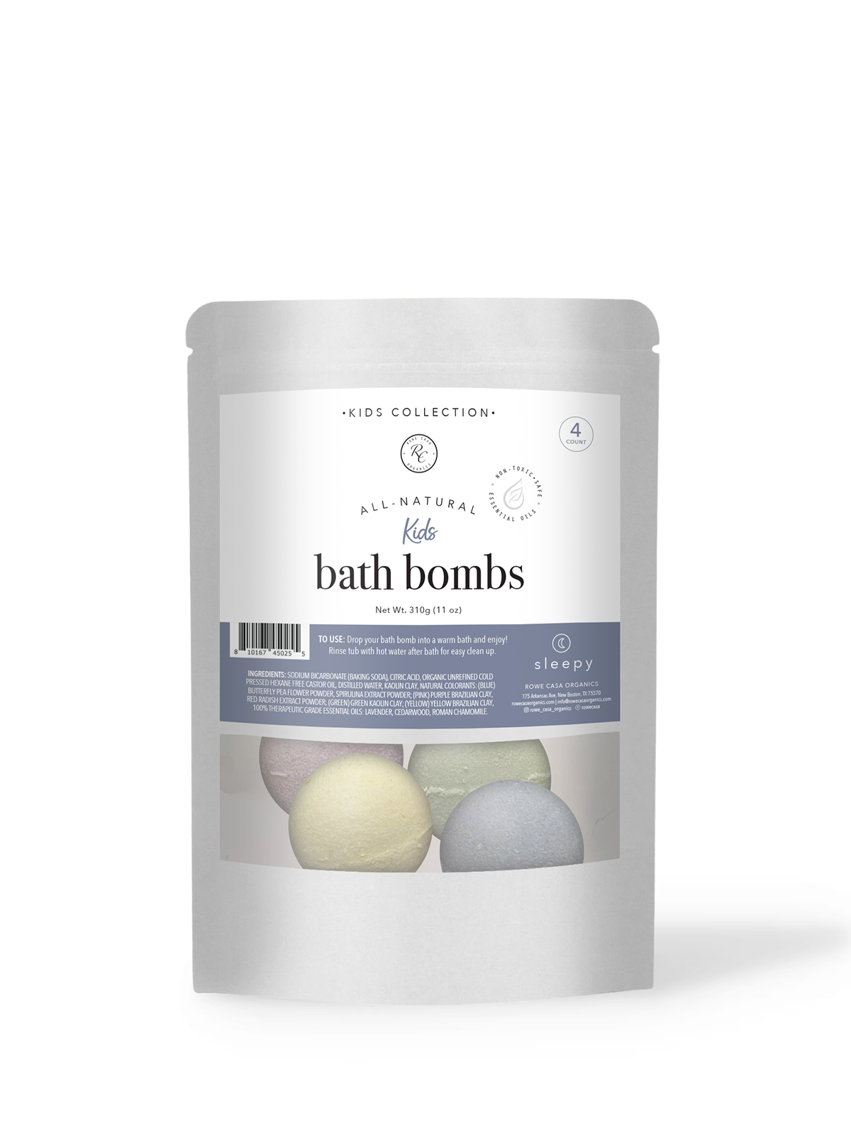 Kids Bath Bombs | 4 count - Sleepy