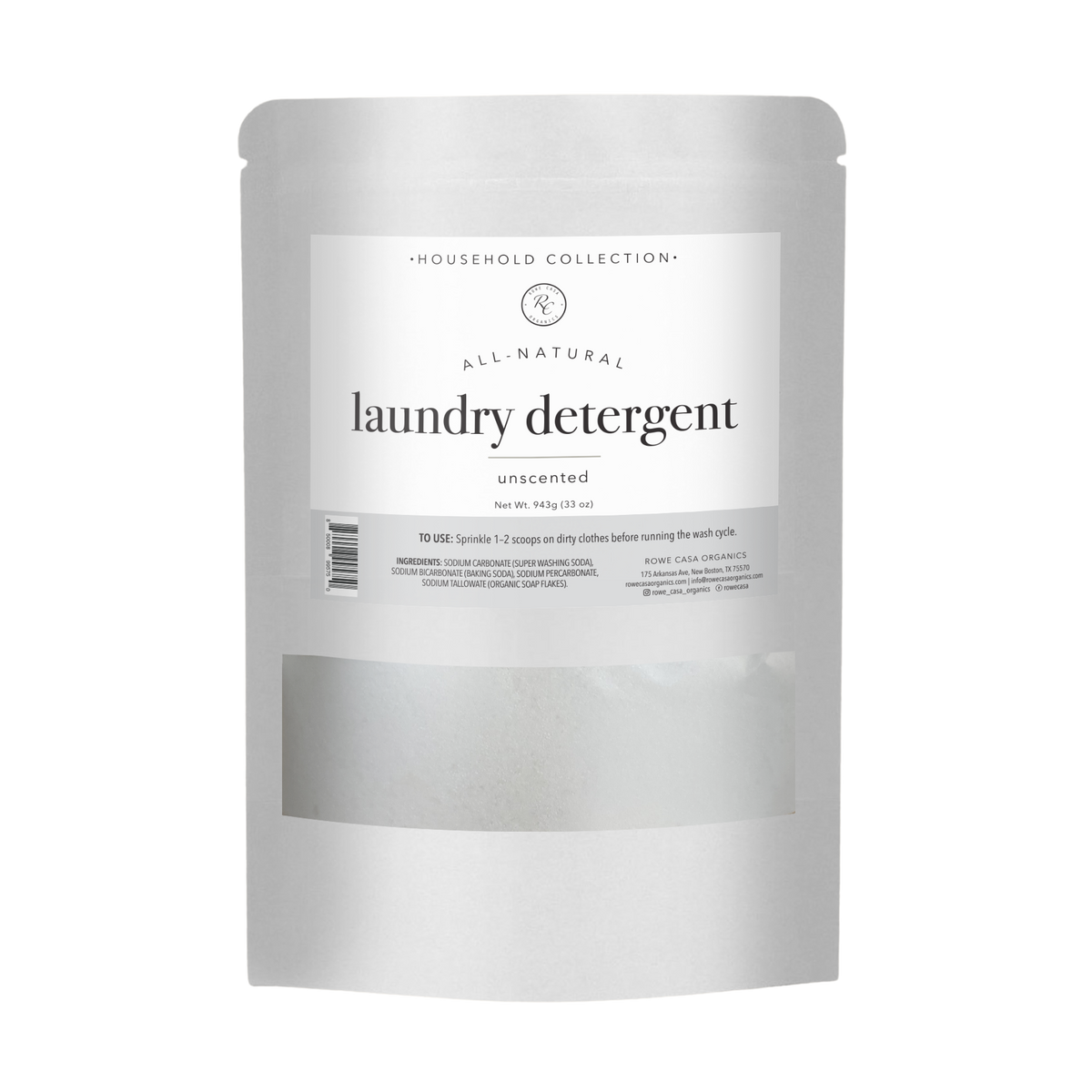 Laundry Detergent | Unscented | 32 oz