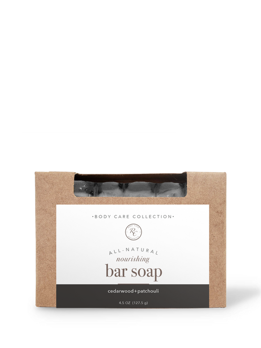 Cedarwood + Patchouli Bar Soap | 4.5 oz